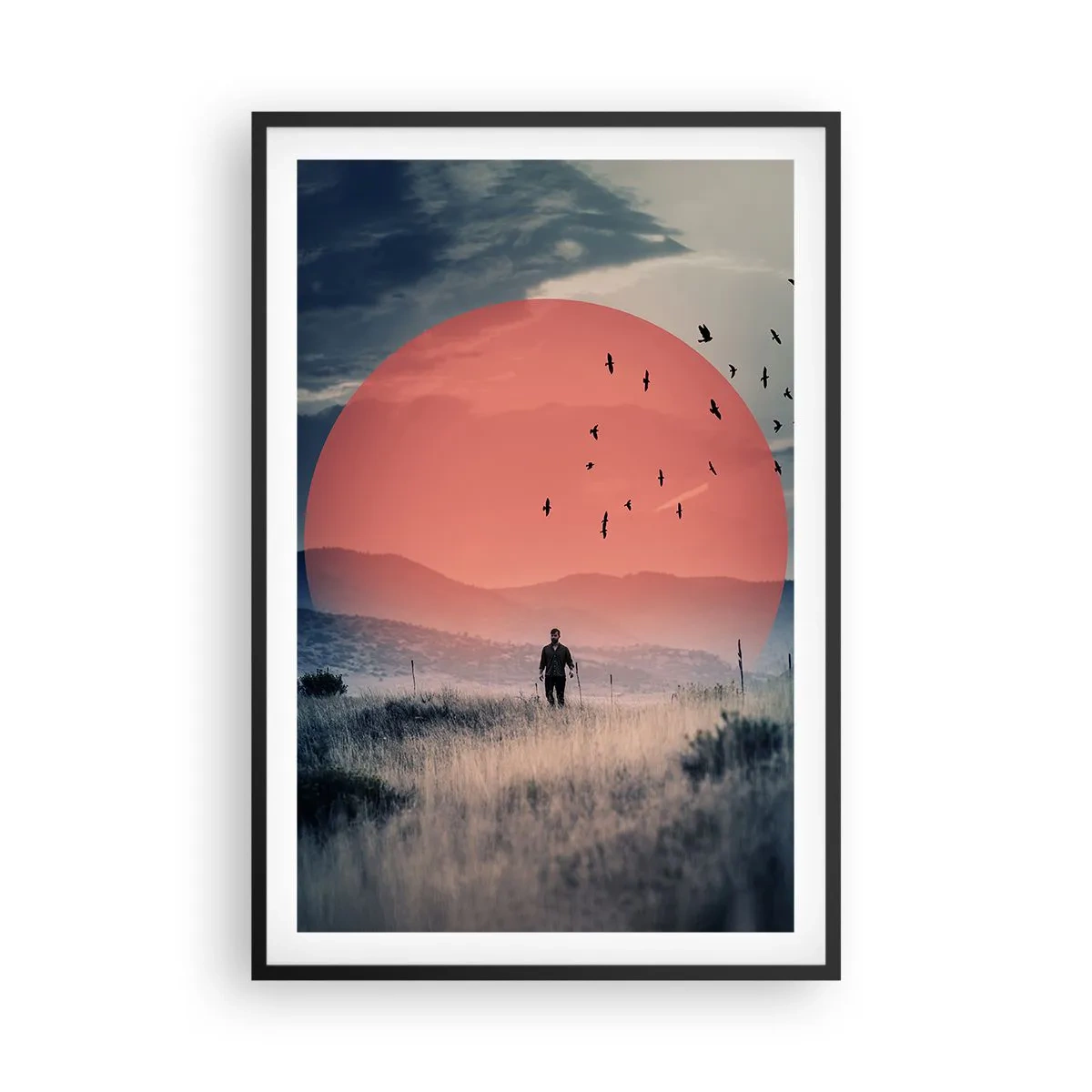 Poszter fehér keretben - Elemében - 61x91 cm