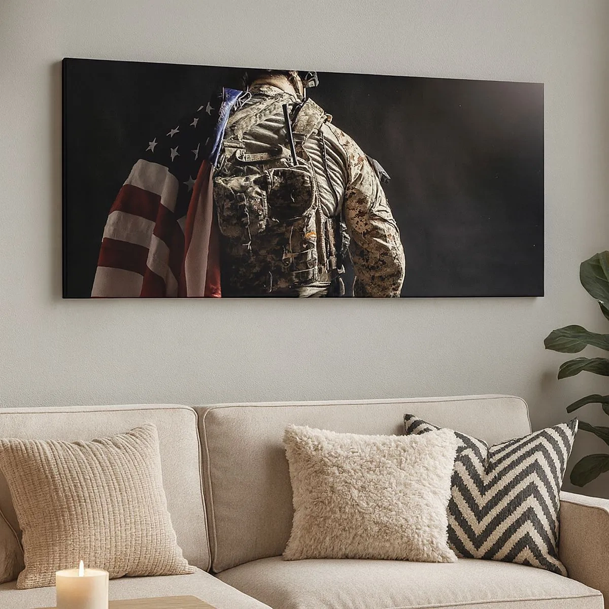 Vászonkép - Pont ezért - 100x40 cm