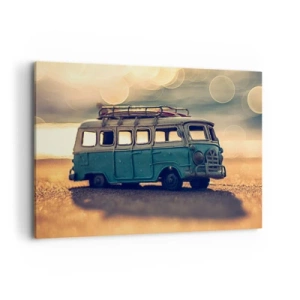 Vászonkép - Vége a bálványoknak: pénznek és munkának - 100x70 cm