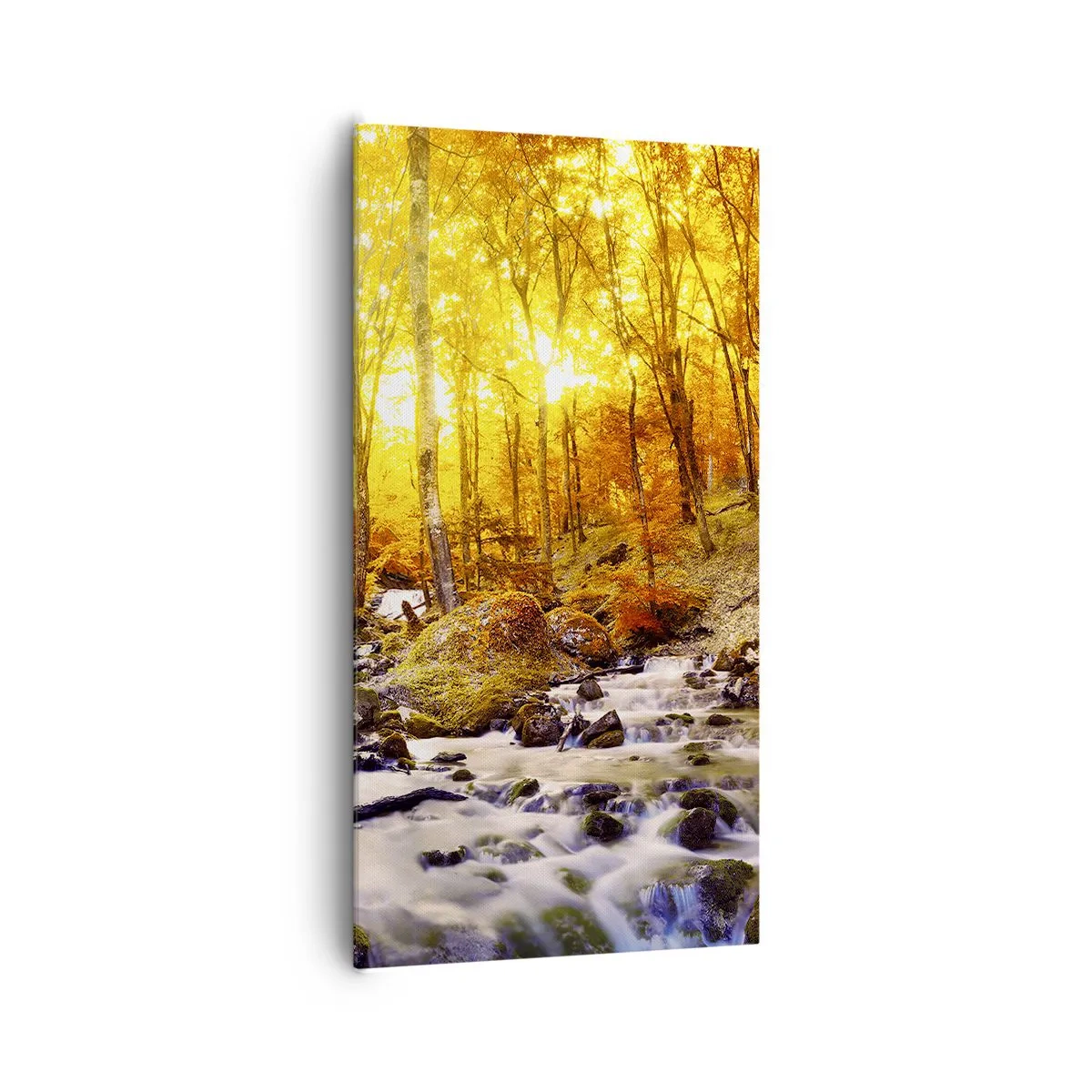 Vászonkép - Kövek aranyba és platinába - 65x120 cm