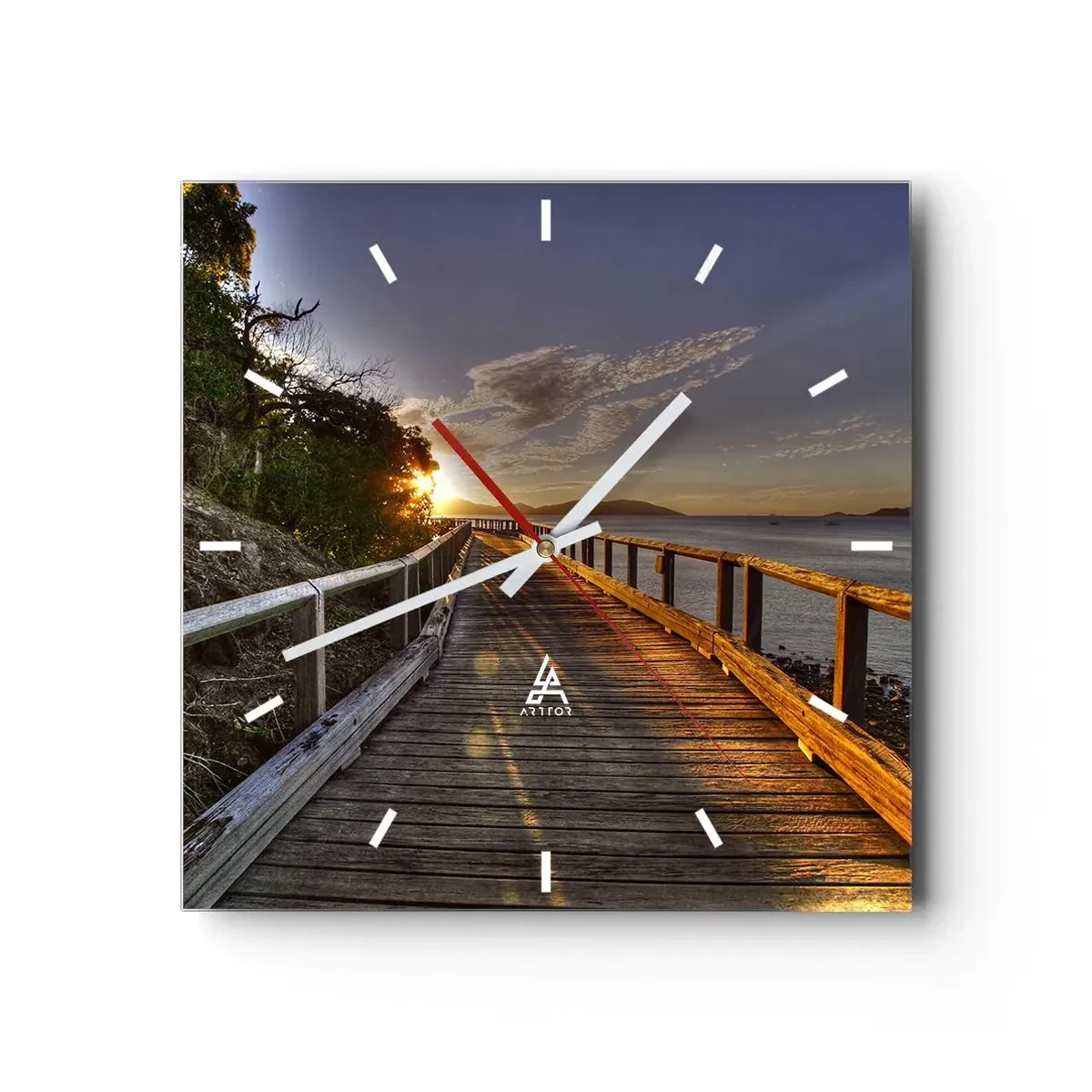 Falióra, Óra - Menj, menj a nap felé - 40x40 cm