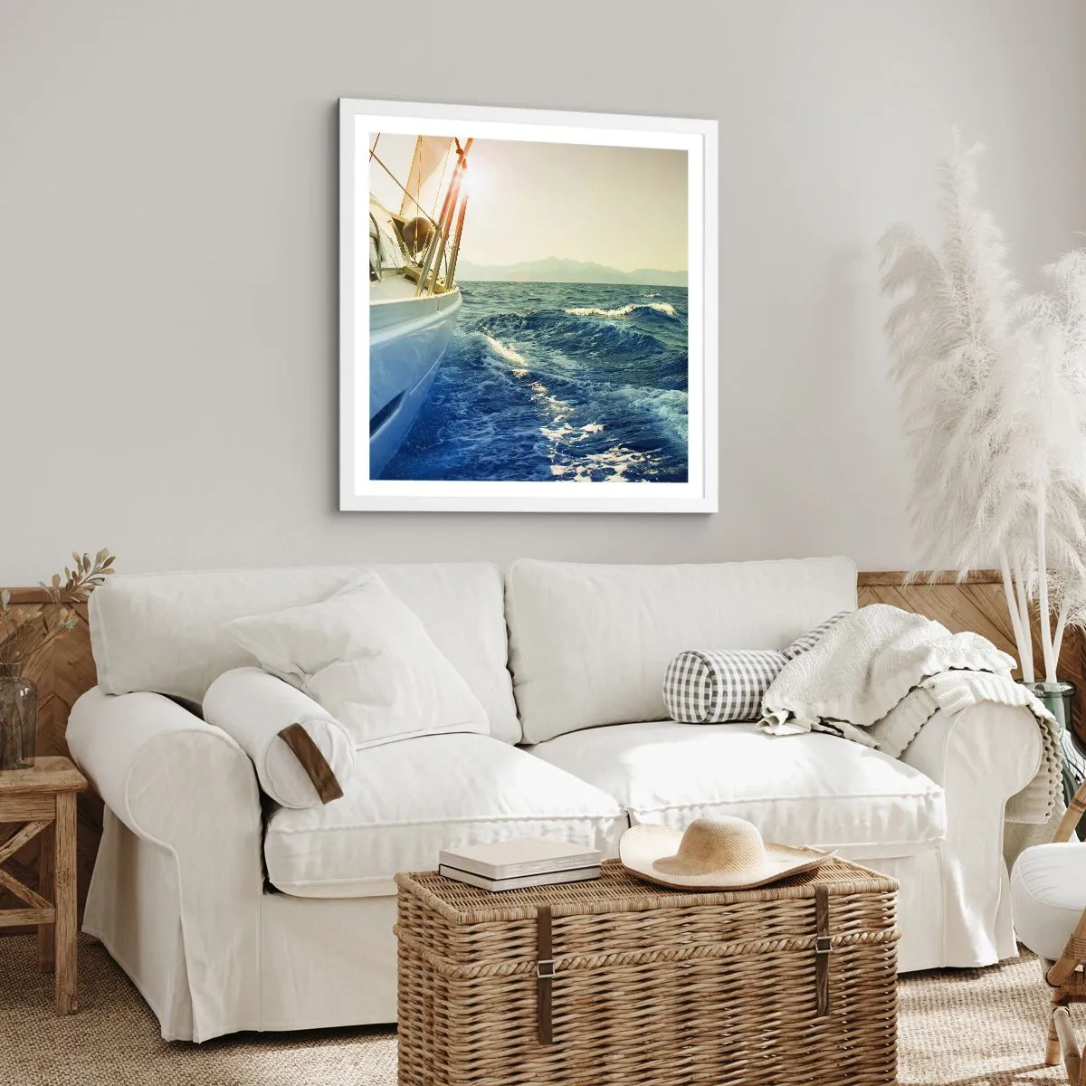 Poszter fekete keretben - A kalandhoz - 50x50 cm