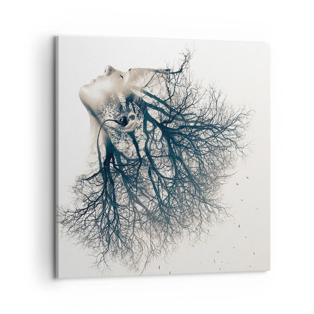 Vászonkép - Hallgatva a fa suttogását - 50x50 cm