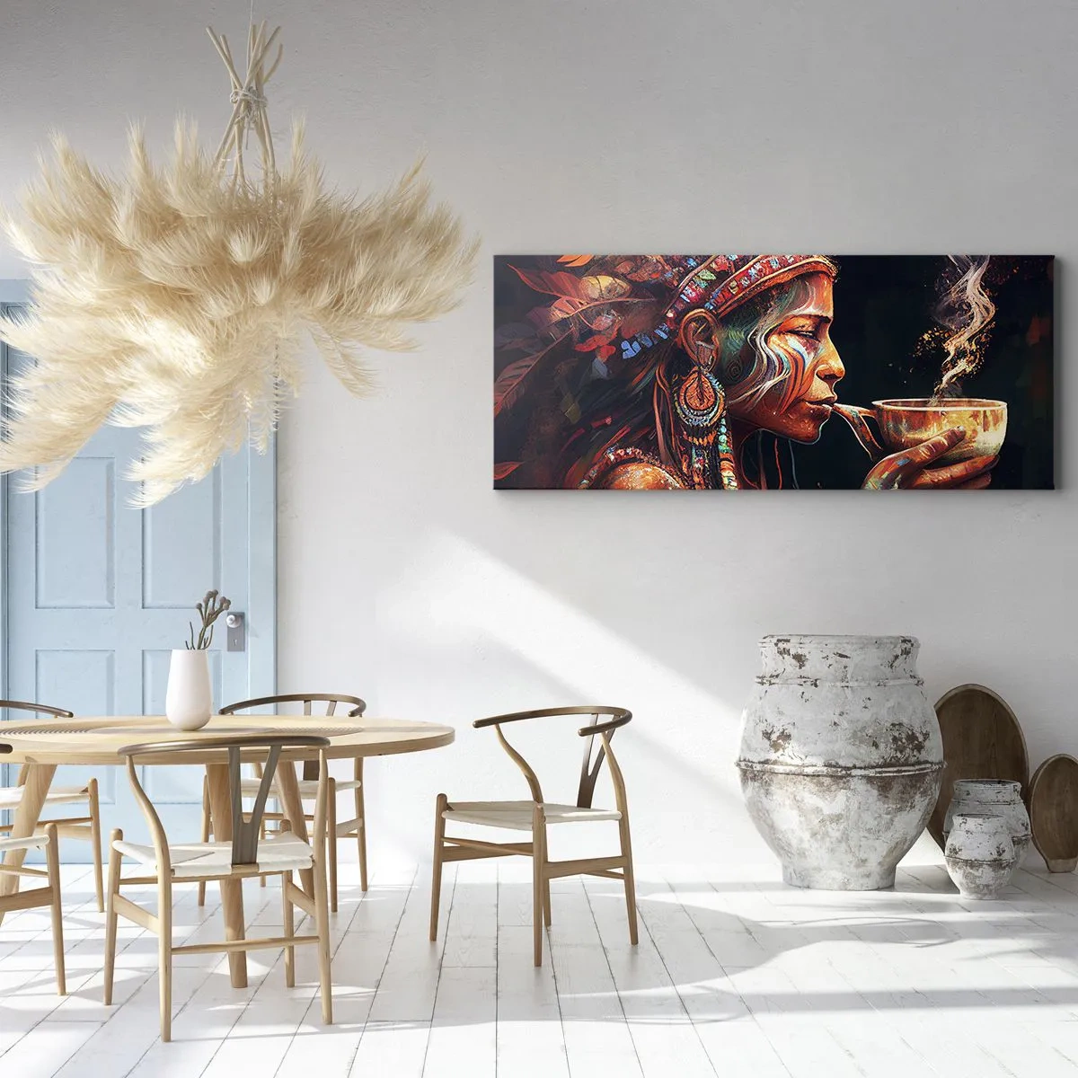 Vászonkép - Egy varázslatos rituálé - 100x40 cm