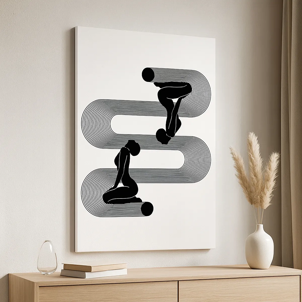 Vászonkép - Érzéki szimmetria - 50x70 cm