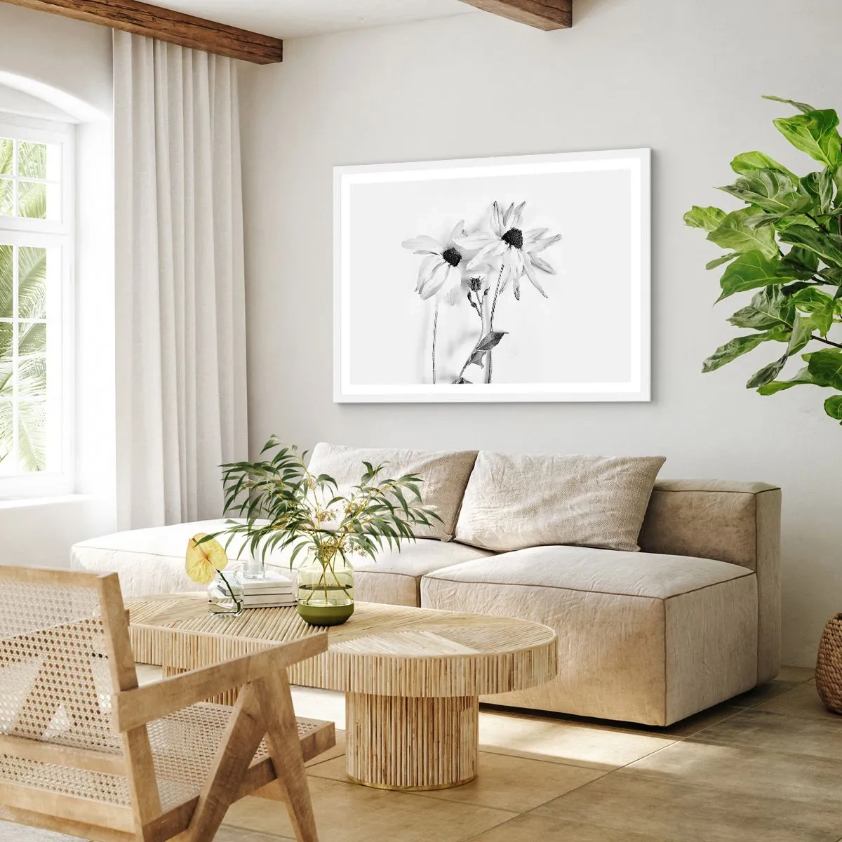 Poszter fekete keretben - Senki sem akar egyedül lenni - 91x61 cm