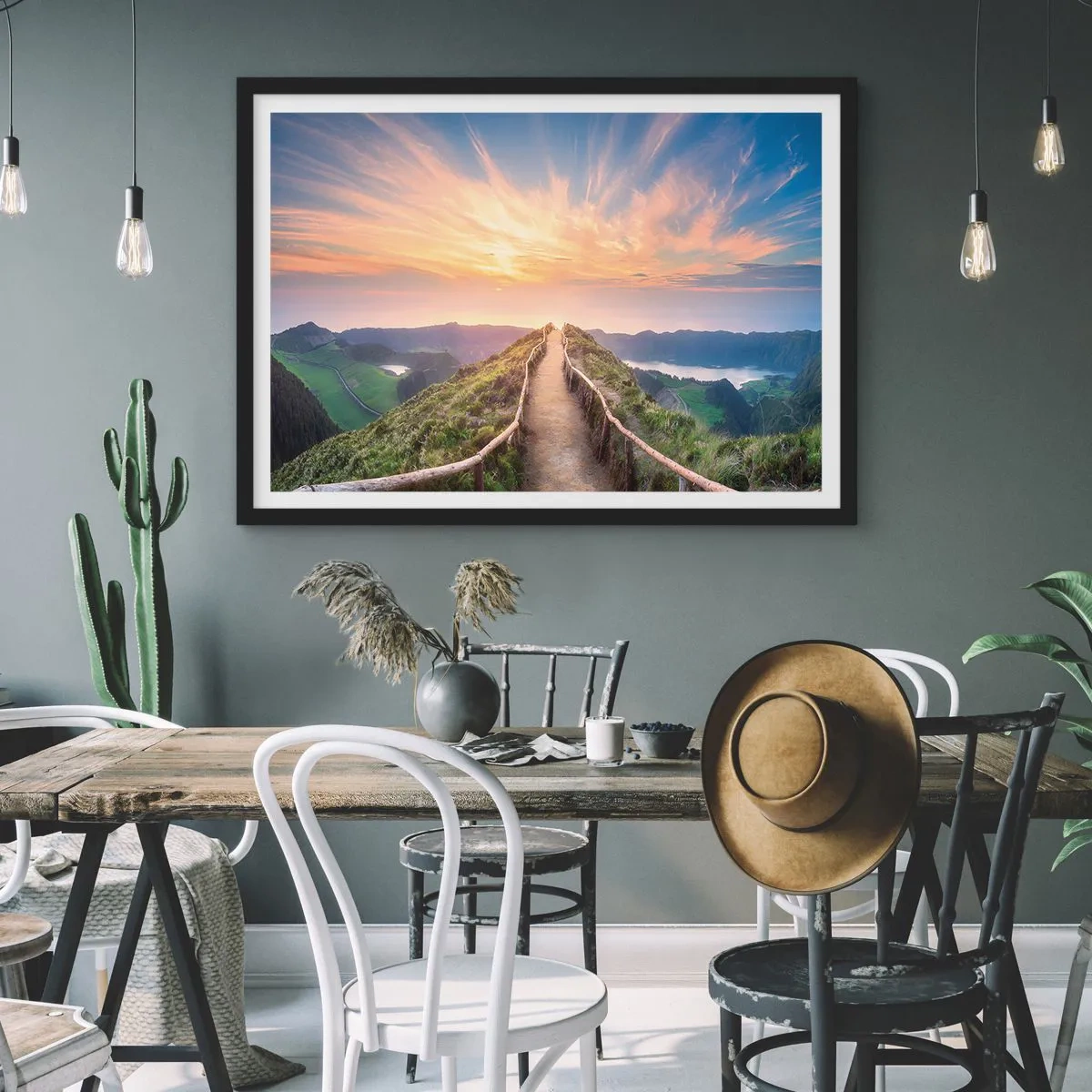 Poszter fehér keretben - Közel az éghez - 100x70 cm