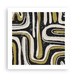 Poszter - Kompozíció: traktusok és sikátorok - 50x50 cm