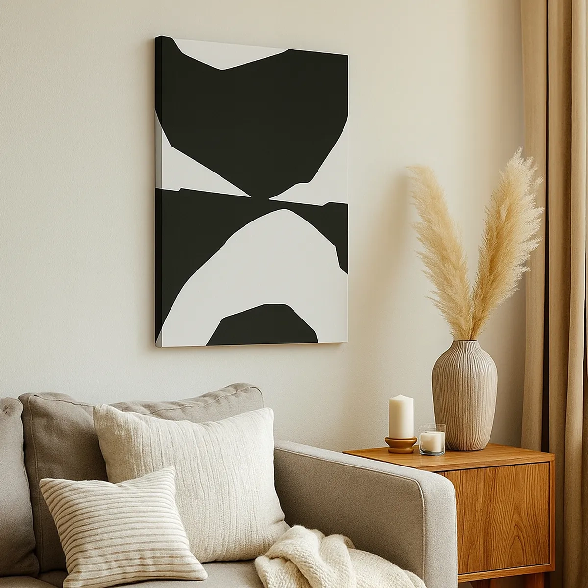 Vászonkép - Pozitív-negatív - 50x70 cm