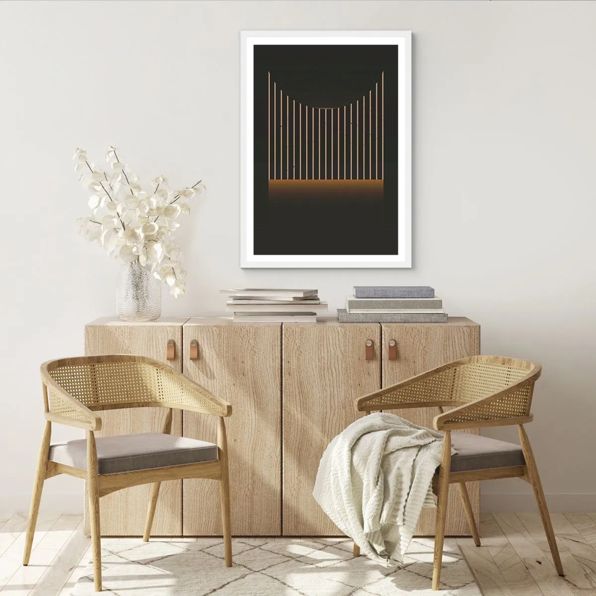 Poszter fekete keretben - Fedezze fel a sötétséget - 70x100 cm