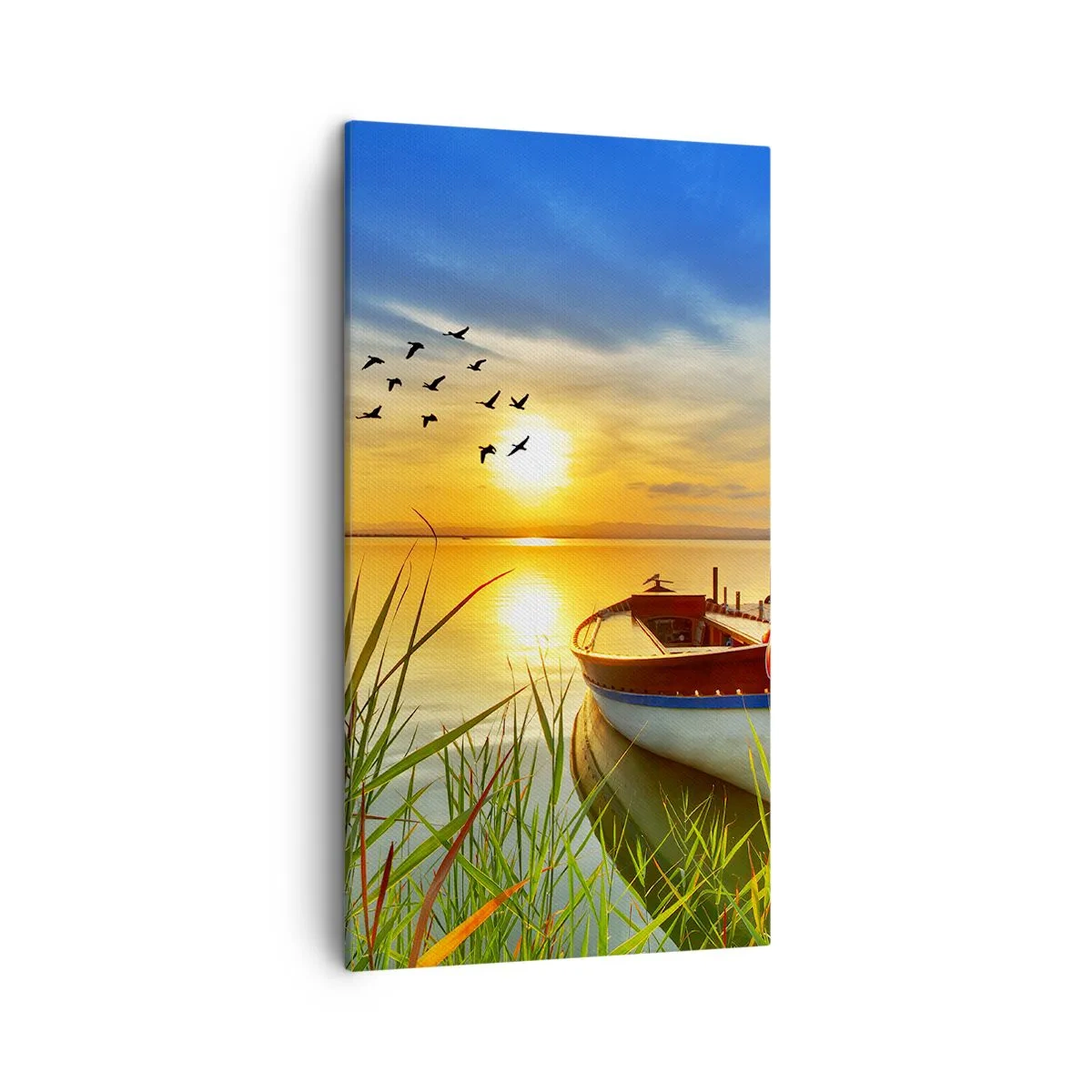 Vászonkép - A kormoránok már repülnek el - 45x80 cm