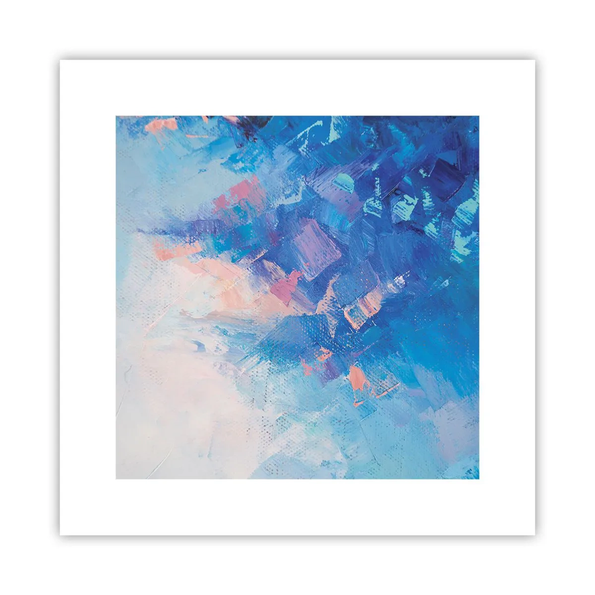 Poszter - Téli absztrakció - 30x30 cm