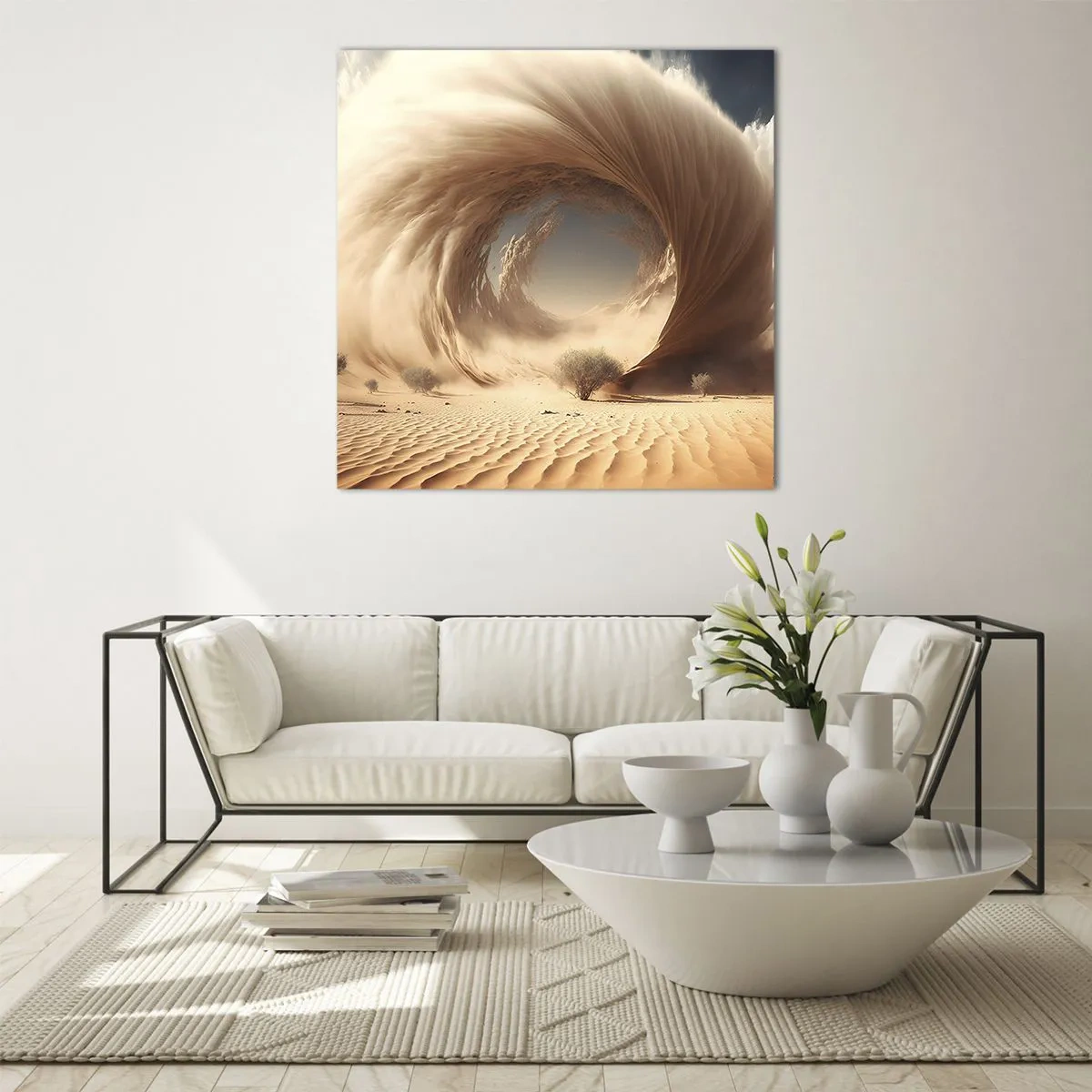 Üveg kép - Megnyílt portált - 40x40 cm