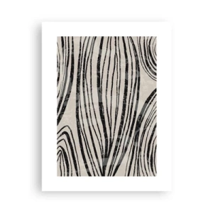 Poszter - Vonalak csobbanása - 30x40 cm