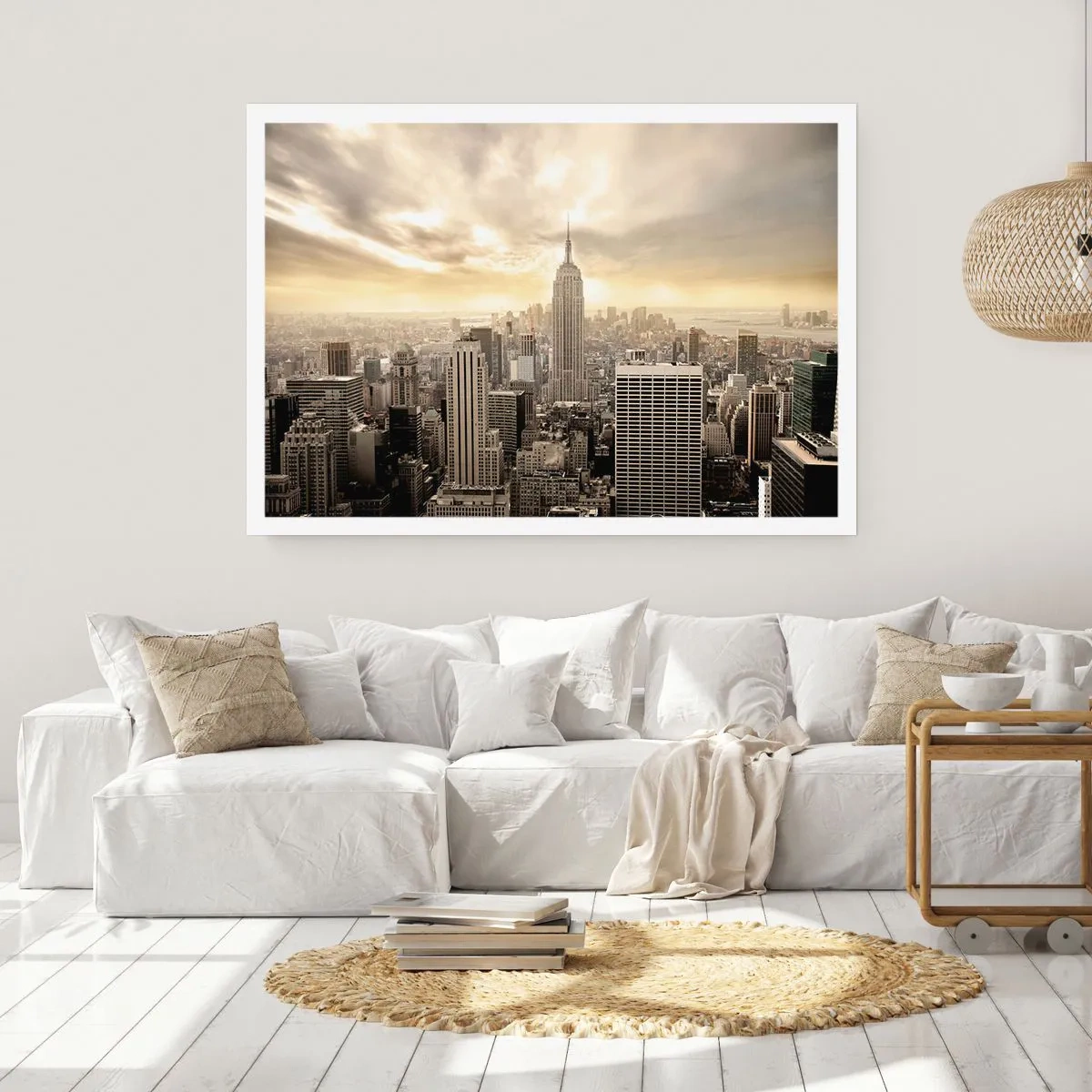 Poszter - Szürkéből szőtt New York - 70x50 cm