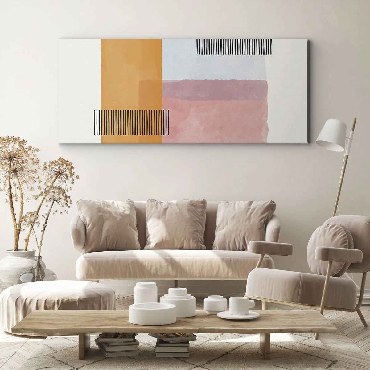 Vászonkép - Saroktól sarokig - 140x50 cm