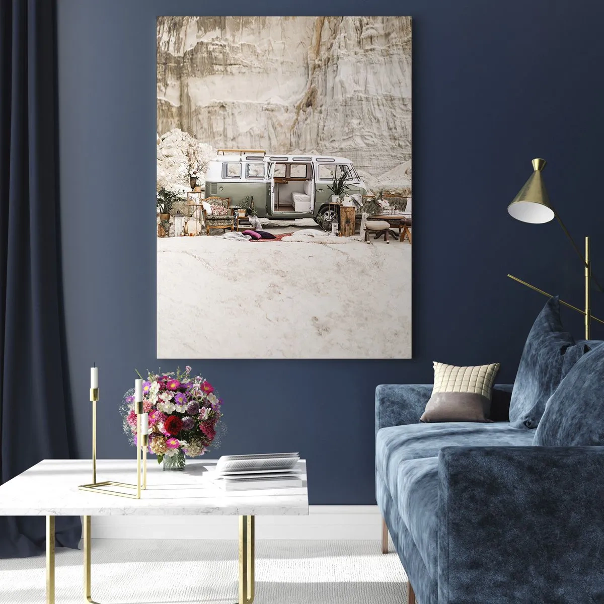 Üveg kép - Ideje elkezdeni az utazást - 70x100 cm