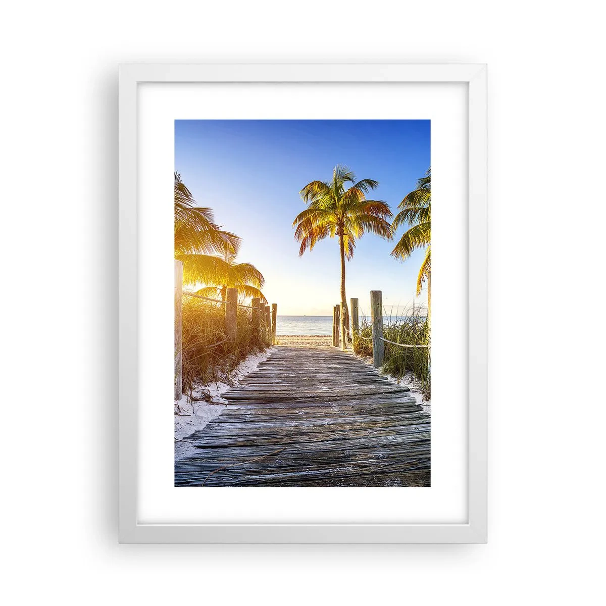 Poszter fekete keretben - Egyenesen a paradicsomba - 30x40 cm