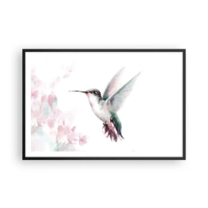 Poszter fehér keretben - Reptében lefagyva - 91x61 cm