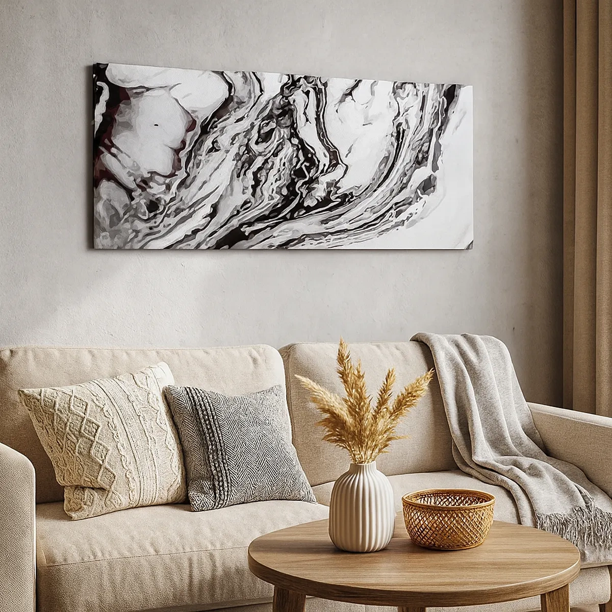 Vászonkép - Kezdetben káosz uralkodott - 30x30 cm