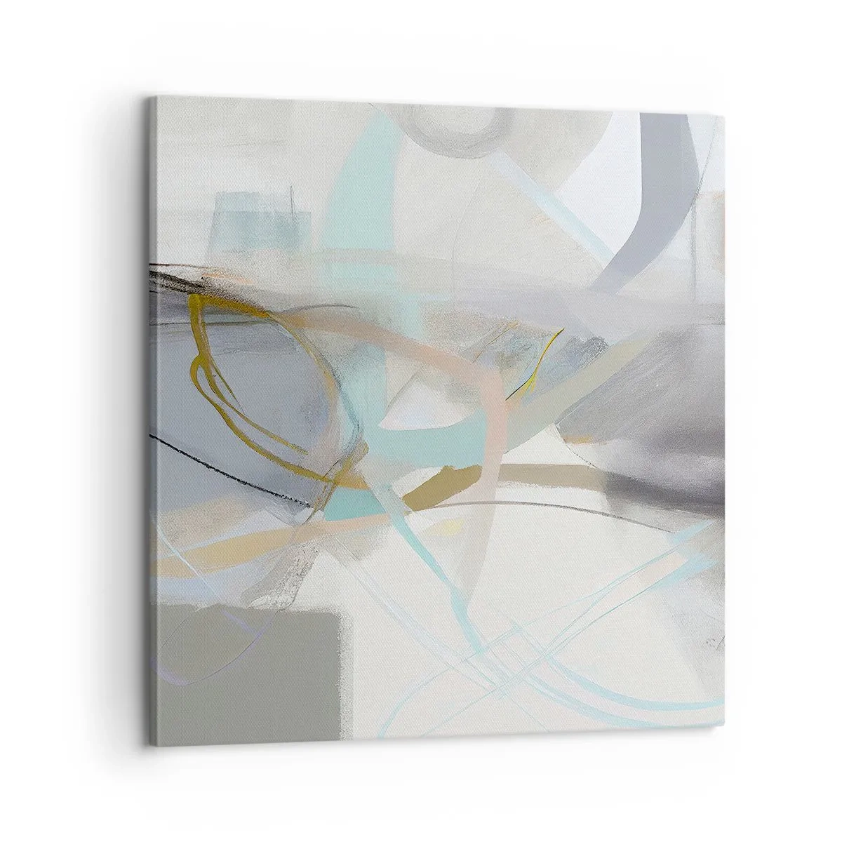 Vászonkép - Ködös absztrakció - 60x60 cm