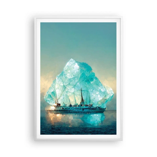 Poszter fekete keretben - Sarkvidéki gyémánt - 70x100 cm