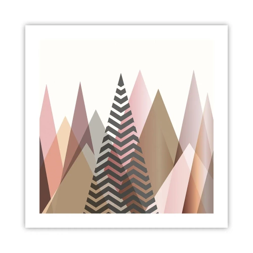 Poszter - Piramis nézet - 50x50 cm