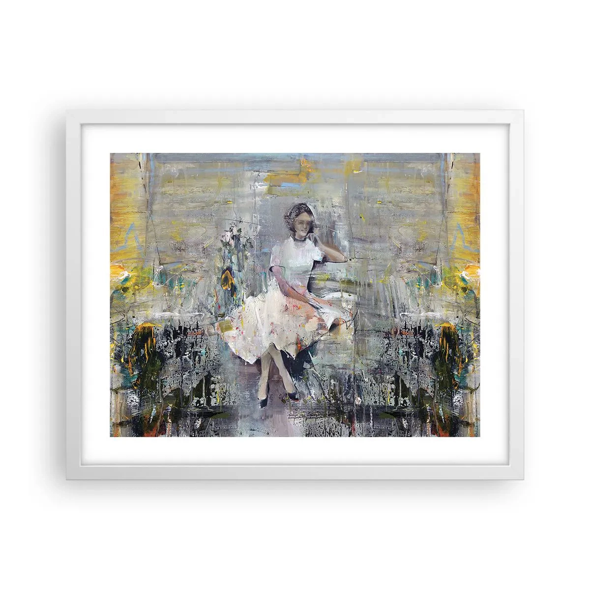 Poszter fekete keretben - Klasszikus és modern - 50x40 cm