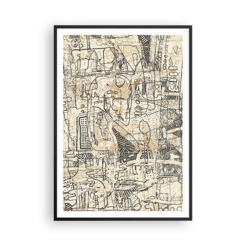 Poszter fehér keretben - Dekódolásra vár - 70x100 cm