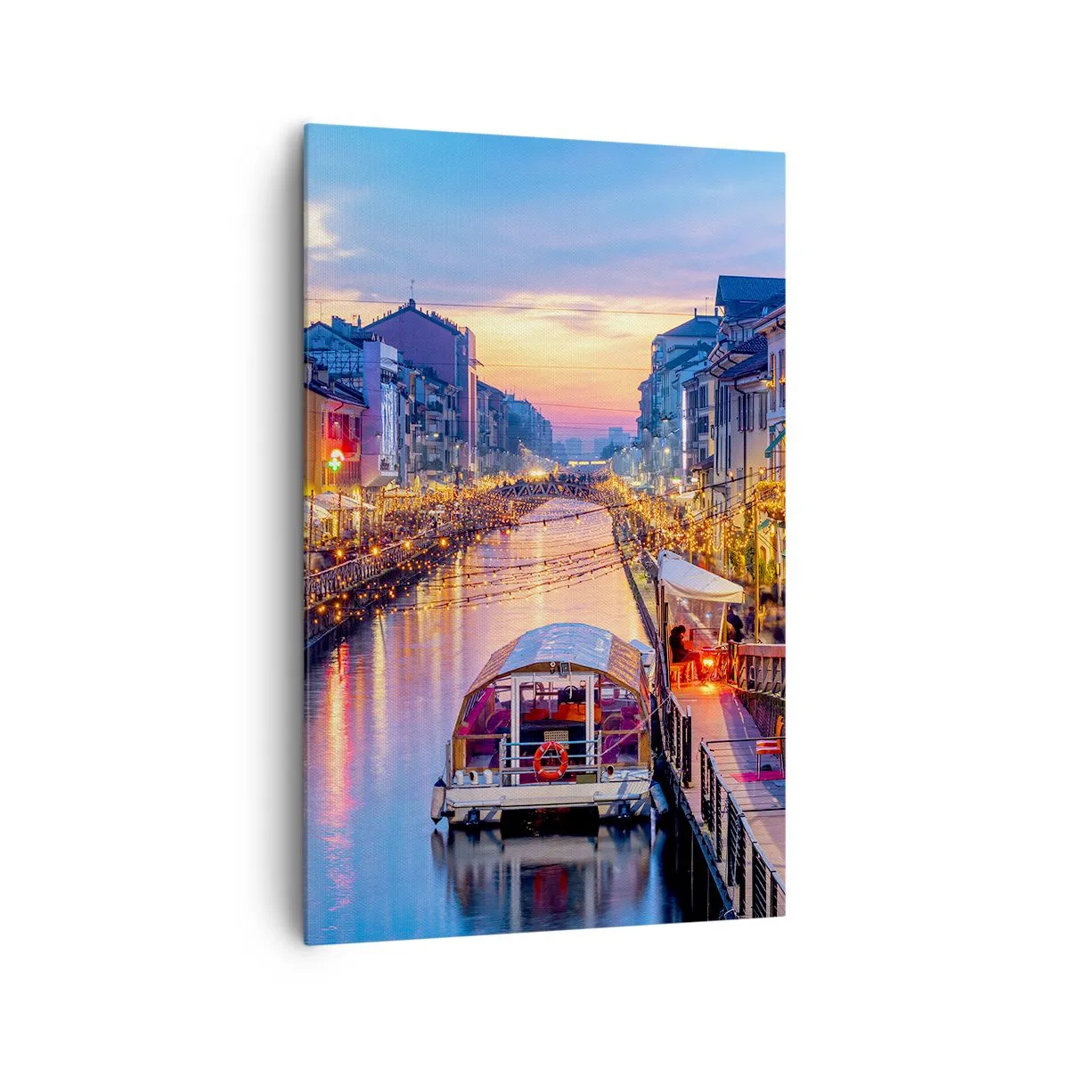 Vászonkép - Fény és öröm estéje - 80x120 cm