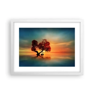 Poszter fekete keretben - A világtalanság csendje és az eltávoldotak - 40x30 cm