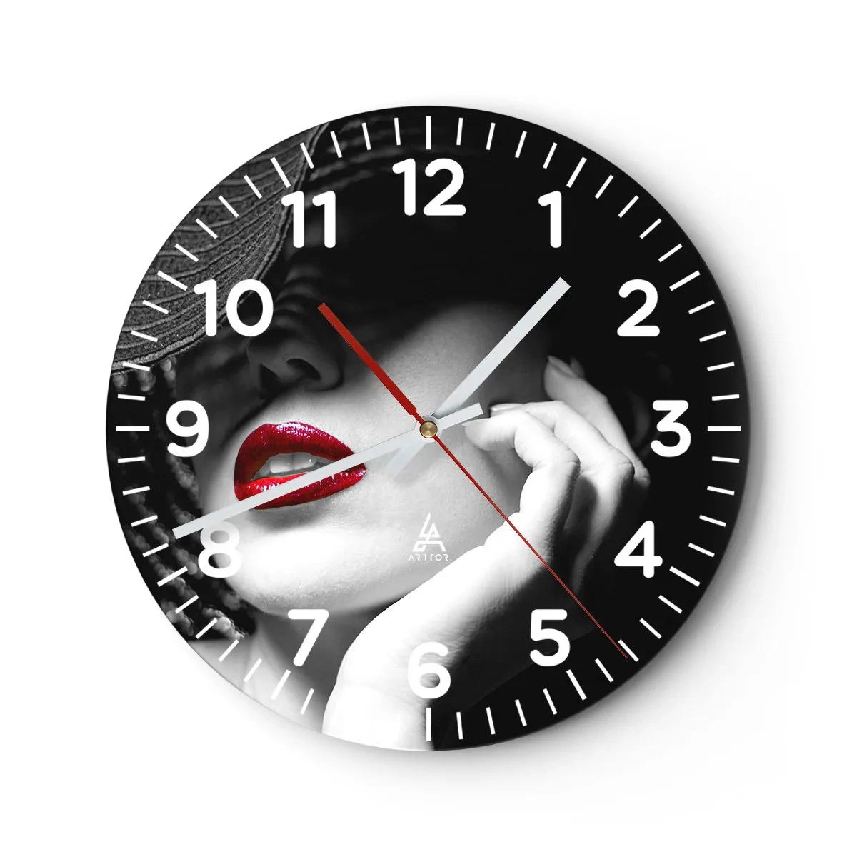 Falióra, Óra - Egy tanulmány Scarletben - 40x40 cm