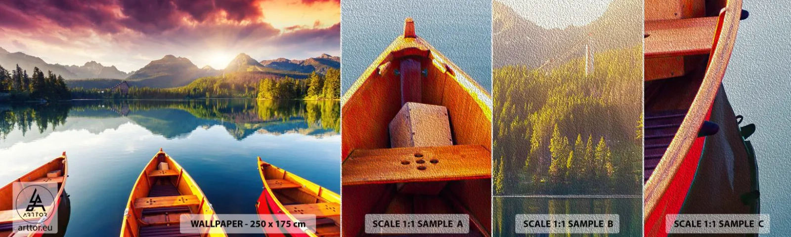 Fotótapéta Minta Premium Sand - Semmi a természet ellen - Tájkép, Hegyek, Nyugalom - 100x30 cm