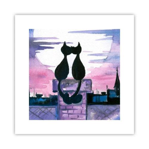 Poszter - Rendez-vous a holdfénynél - 30x30 cm