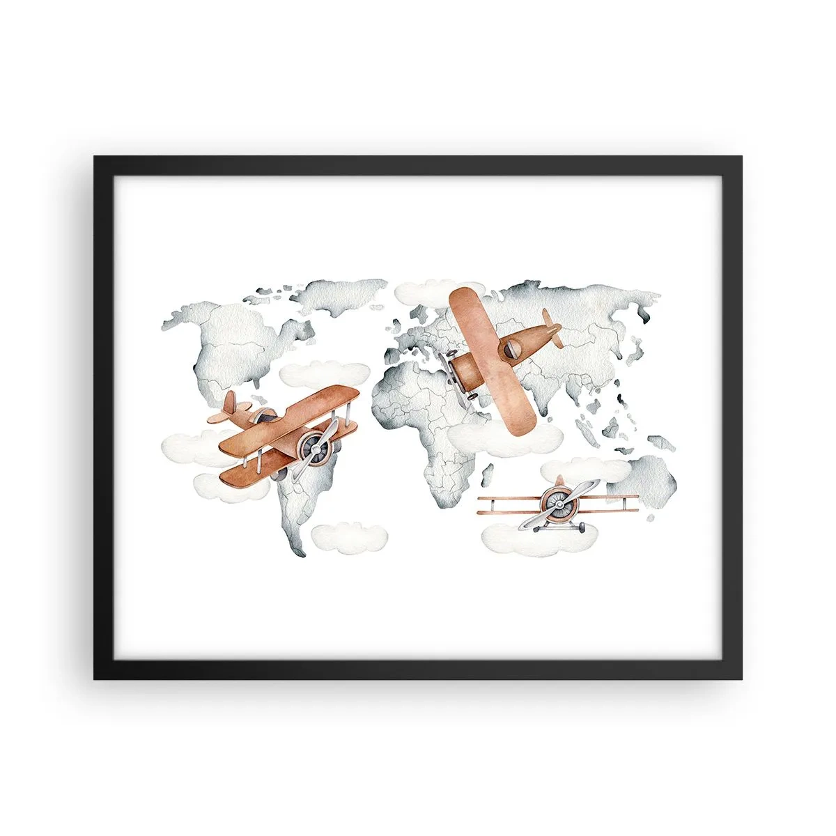 Poszter fehér keretben - Úttörő szellemben - 50x40 cm