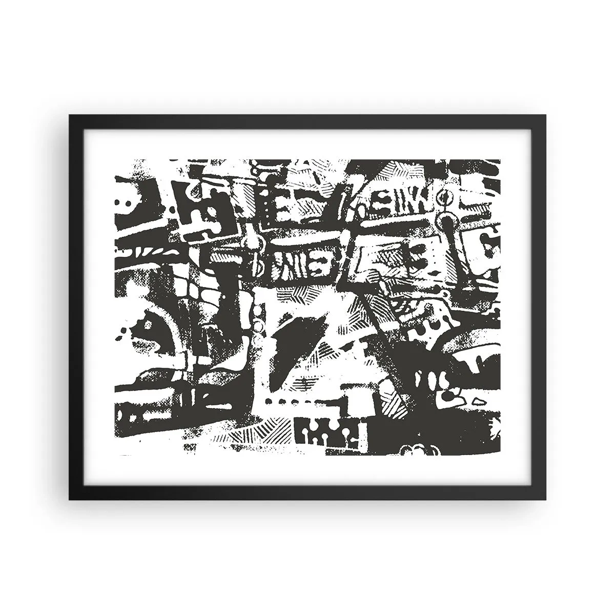Poszter fehér keretben - Rend vagy káosz? - 50x40 cm