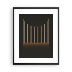 Poszter fehér keretben - Fedezze fel a sötétséget - 40x50 cm