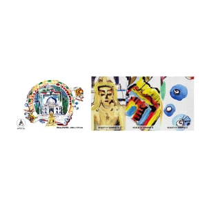 Fotótapéta Minta Premium Canvas - Hindu világegyensúly - Buddha, India, buddhizmus - 100x30 cm