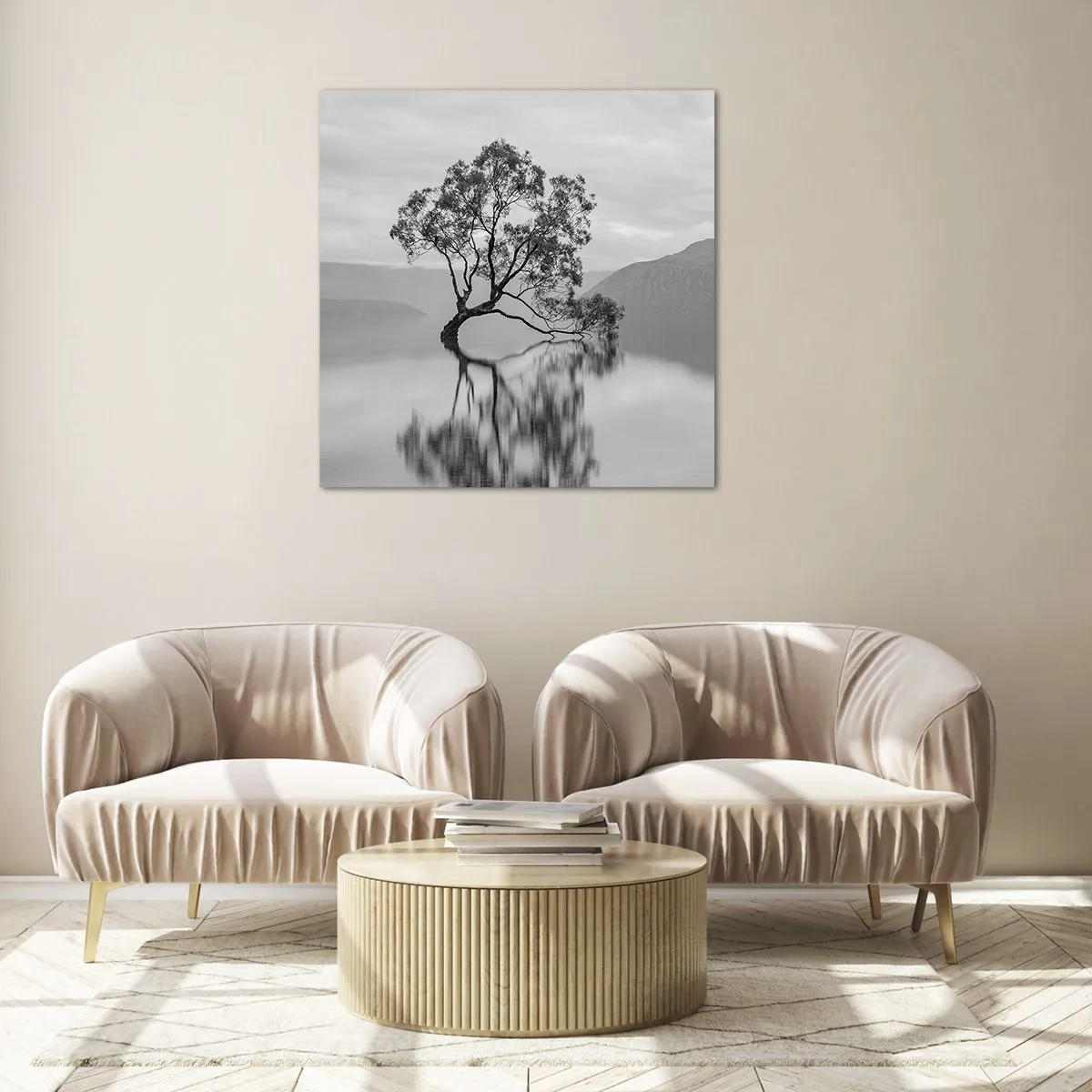 Üveg kép - Van egy ilyen ország - 70x70 cm