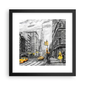 Poszter fehér keretben - Egy New York-i történet - 30x30 cm
