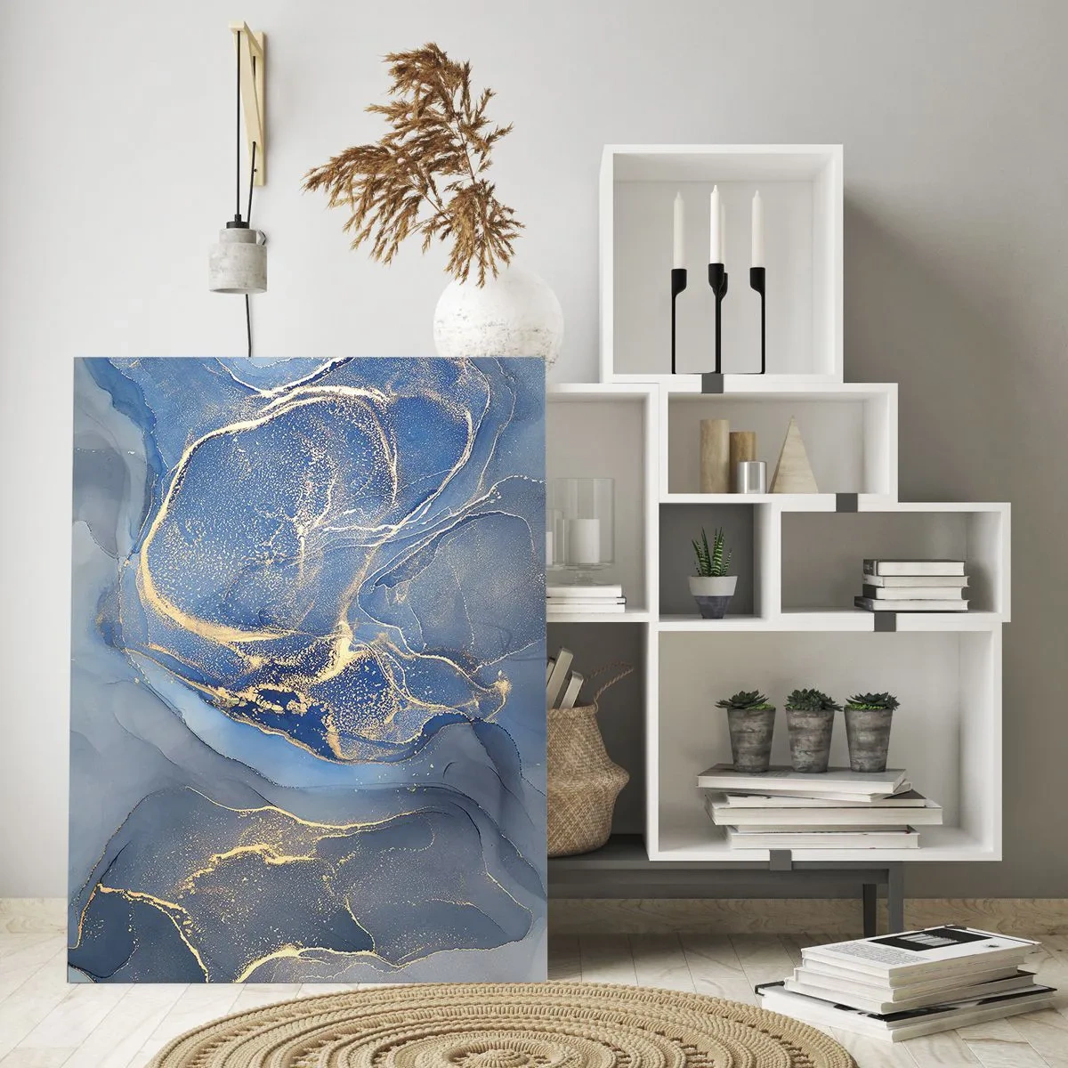 Üveg kép - Arany por - 80x120 cm