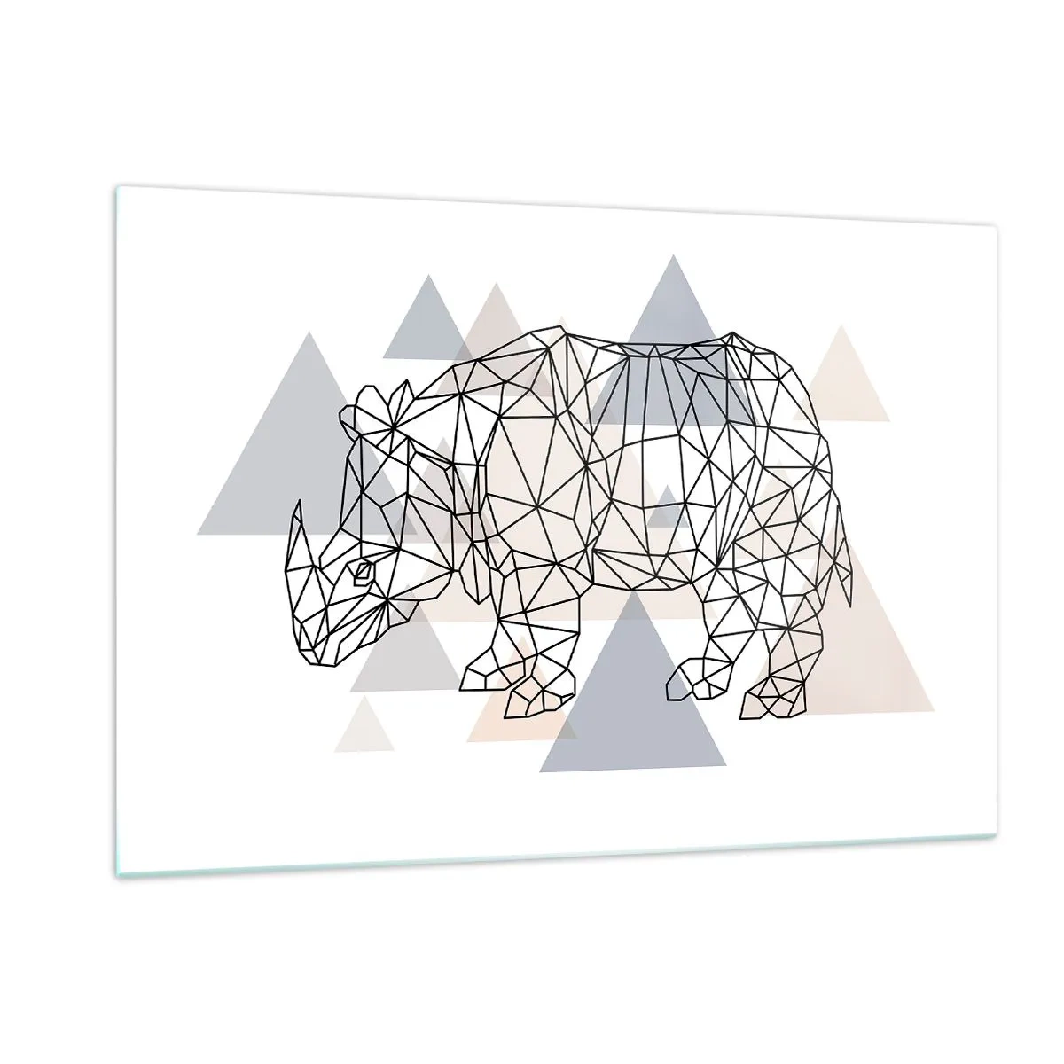 Üveg kép - Az erő szerkezete - 120x80 cm