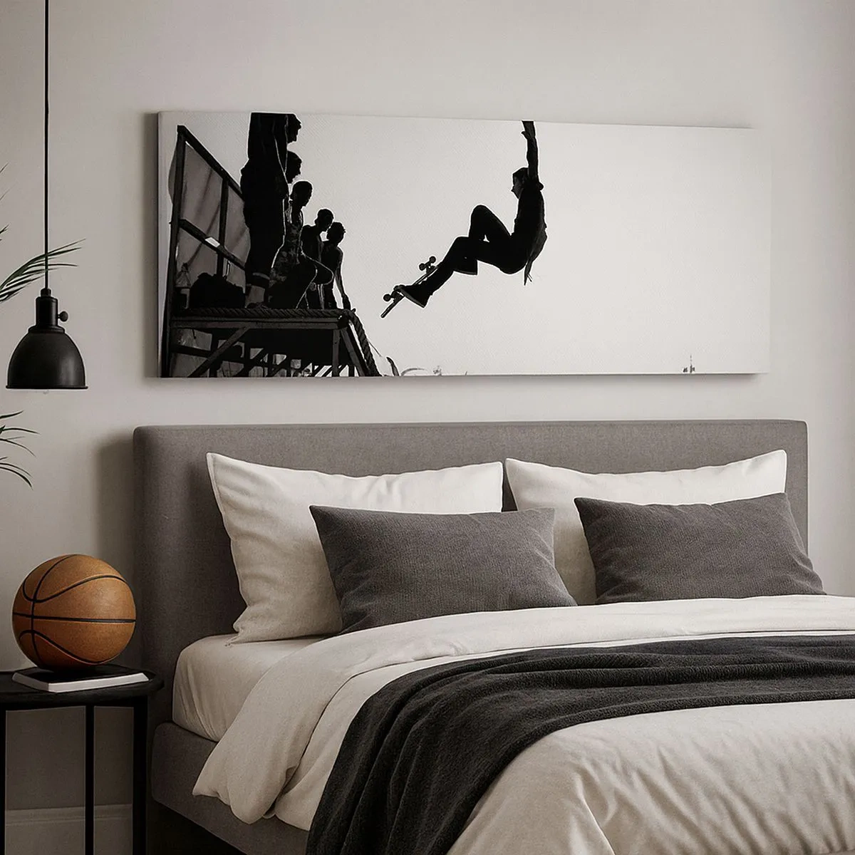 Vászonkép - Hősök és nézők - 100x40 cm