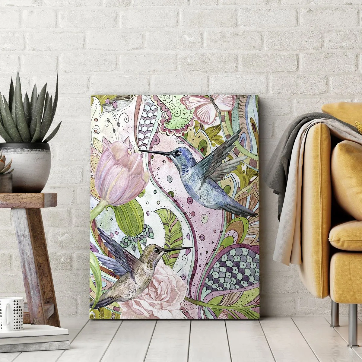 Vászonkép - Szőlőbe gabalyodva - 70x100 cm