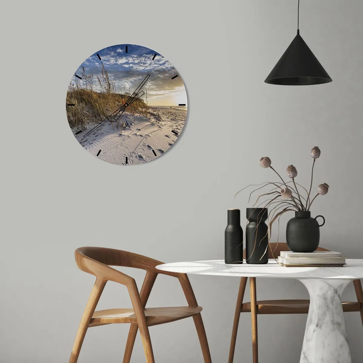 Falióra, Óra - Meghívás egy sétára - 30x30 cm