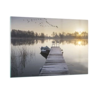 Üveg kép - Egy kis idő múlva visszajövök - 120x80 cm