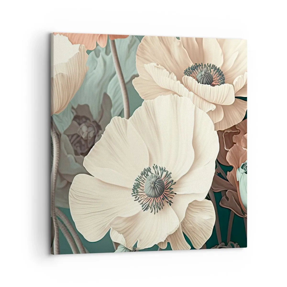 Vászonkép - Pipacsok suttogása - 50x50 cm