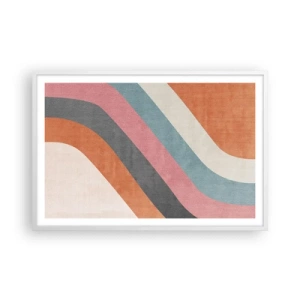 Poszter fekete keretben - Diagonális kompozíció - mozgás - 91x61 cm