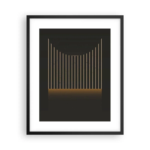 Poszter fehér keretben - Fedezze fel a sötétséget - 40x50 cm
