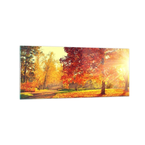 Üveg kép - A vörös gyönyörű - 120x50 cm